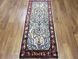Persian Rug Hand Knotted Oriental Rug Semi Antique Persian Mashad Rug 2'4X5'8