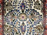 Persian Rug Hand Knotted Oriental Rug Semi Antique Persian Mashad Rug 2'4X5'8