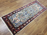 Persian Rug Hand Knotted Oriental Rug Semi Antique Persian Mashad Rug 2'4X5'8