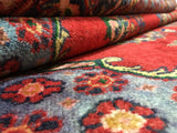 Persian Rug Hand Knotted Oriental Rug Semi-Antique Persian Tabriz Oriental Rug 6'8x10'5