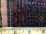 Persian Rug Hand Knotted Oriental Rug Semi-Antique Rug Persian Baluch 3'7X6'5