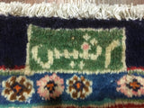 Semi-Antique Signed Persian Isfahan Oriental Rug 7'10X11'3