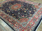 Semi-Antique Signed Persian Isfahan Oriental Rug 7'10X11'3