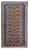 Persian Rug Hand Knotted Oriental Rug Semi-Antique Vaulted Persian Hamadan Rug 3'5 x 6'5