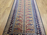 Persian Rug Hand Knotted Oriental Rug Semi-Antique Vaulted Persian Hamadan Rug 3'5 x 6'5