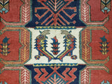 Persian Rug Hand Knotted Oriental Rug Unique Semi-Antique Persian Hamadan Runner 4'2 x 10'5