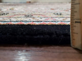 Persian Rug Hand Knotted Oriental Rug Very Fine Mahi Silk Tabriz Rug 9'x12'