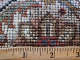 Persian Rug Hand Knotted Oriental Rug Very Fine Mahi Silk Tabriz Rug 9'x12'