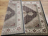 Persian Rug Hand Knotted Oriental Rug Very Fine Persian Silk Tabriz Area Rug 4'10x6'8