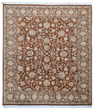 Persian Rug Hand Knotted Oriental Rug Very Fine Persian Silk Tabriz Area Rug 8'3 x 9'10