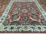 Persian Rug Hand Knotted Oriental Rug Very Fine Persian Silk Tabriz Large Area Rug 8'1x10'1