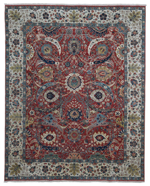Persian Rug Hand Knotted Oriental Rug Very Fine Persian Silk Tabriz Large Area Rug 8'1x10'1