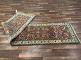Persian Rug Hand Knotted Oriental Rug Very Fine Persian Silk Tabriz Runner Rug 2'4x24'
