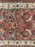 Persian Rug Hand Knotted Oriental Rug Very Fine Persian Silk Tabriz Runner Rug 2'4x24'