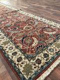 Persian Rug Hand Knotted Oriental Rug Very Fine Persian Silk Tabriz Runner Rug 2'4x24'