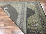 Persian Rug Hand Knotted Oriental Rug Very Fine Silk Mahi Tabriz Area Rug 9'x12'