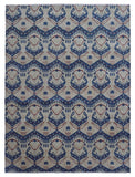 Turkey Hand Knotted Oriental Rug 9'x12' Modern Turkish Oushak Oriental Area Rug