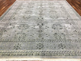 Turkey Hand Knotted Oriental Rug Fine Imperial Turkish Oushak Oriental Area Rug 8'x9'10