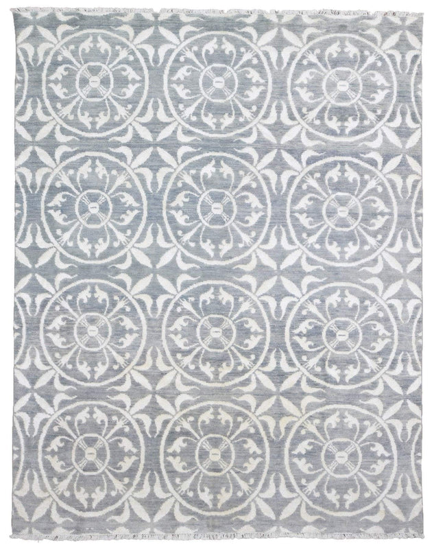 Turkey Hand Knotted Oriental Rug Fine Modern Turkish Oriental Area Rug 7'10x10'