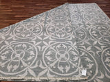 Turkey Hand Knotted Oriental Rug Fine Modern Turkish Oushak Oriental Area Rug 9'x12'