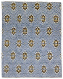 Turkey Hand Knotted Oriental Rug Fine Semi-Antique Turkish Oushak Hand-Knotted Oriental Rug 8' x 9'9