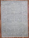 Turkey Hand Knotted Oriental Rug Fine Turkish Oushak Oriental Area Rug 9'x12'1