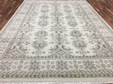 Turkey Hand Knotted Oriental Rug Rare Fine Imperial Turkish Oushak Rug 8'9x12'
