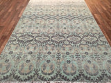 Turkey Hand Knotted Oriental Rug Rare Fine Modern Turkish Oushak Area Rug 6'1x9'2