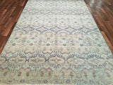 Turkey Hand Knotted Oriental Rug Rare Fine Modern Turkish Oushak Area Rug 6'1x9'2