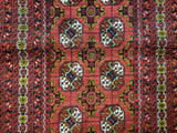 Uzbekistan Rug Hand Knotted Oriental Rug Fine Bukhara Oriental Rug 3'3X6'2