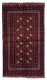 Uzbekistan Rug Hand Knotted Oriental Rug Fine Bukhara Oriental Rug 3'3X6'2