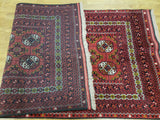 Uzbekistan Rug Hand Knotted Oriental Rug Fine Bukhara Oriental Rug 3'3X6'2