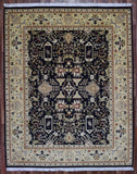 Uzbekistan Rug Hand Knotted Oriental Rug Fine Tabriz Oriental Rug 8'1x10'