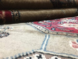 Uzbekistan Rug Hand Knotted Oriental Rug Royal Bukhara With Silk Oriental Rug 3'6X5'7
