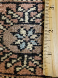 Uzbekistan Rug Hand Knotted Oriental Rug Royal Silk Bukhara Oriental Runner 2'8x10'6