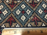Uzbekistan Rug Hand Knotted Oriental Rug Semi-Antique Very Fine Karakul Wool Bukhara Oriental Rug 4’x6'4