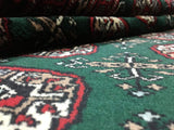 Uzbekistan Rug Hand Knotted Oriental Rug Signed Holiday Bukhara Oriental Rug 6'3 x 9'5