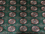 Uzbekistan Rug Hand Knotted Oriental Rug Signed Holiday Bukhara Oriental Rug 6'3 x 9'5
