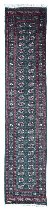 Uzbekistan Rug Hand Knotted Oriental Rug Signed Holiday Bukhara Oriental Runner 2'8 x 12'5