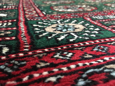 Uzbekistan Rug Hand Knotted Oriental Rug Signed Holiday Bukhara Oriental Runner 2'8 x 12'5